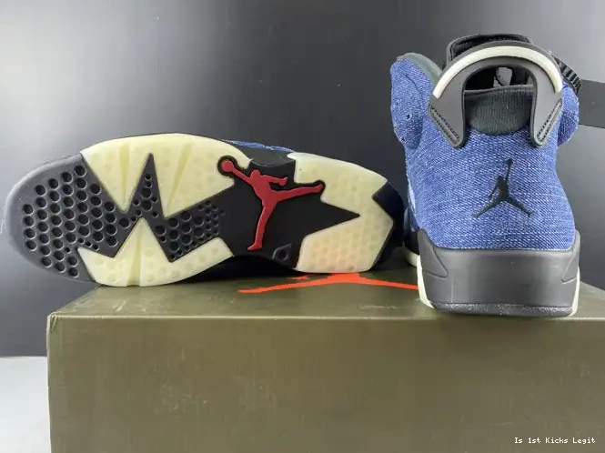 Washed Jordan Denim 6 Air CT5350-401 0523